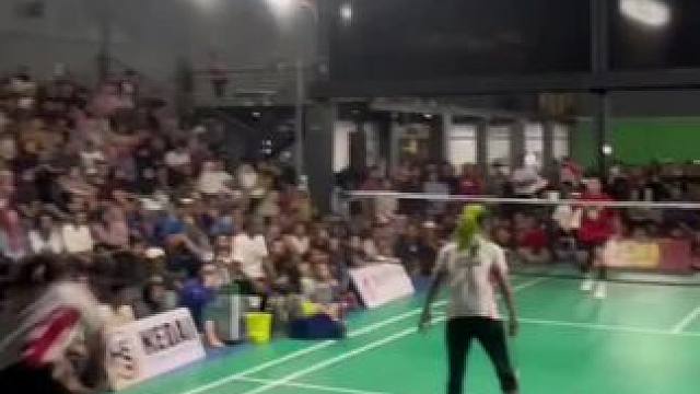 她是不是你做梦素材#打羽毛球女生#老嫂子#运动女孩#快乐羽毛球