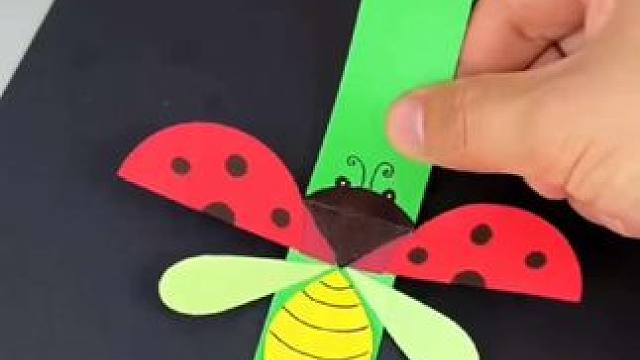 一起来制作这个会飞的七星瓢虫吧，简单又好玩！