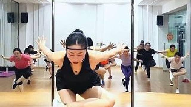 拉伸 完整跟练版 投屏版 音乐：城北的花#202507期课程片段 #原创