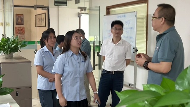 老客户到我司走访、交流。感恩新来，未来可期