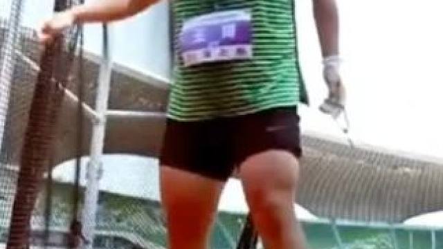 #2025全国田径锦标赛 男子链球决赛，#王琦  第2投72.88m #田径 #投掷