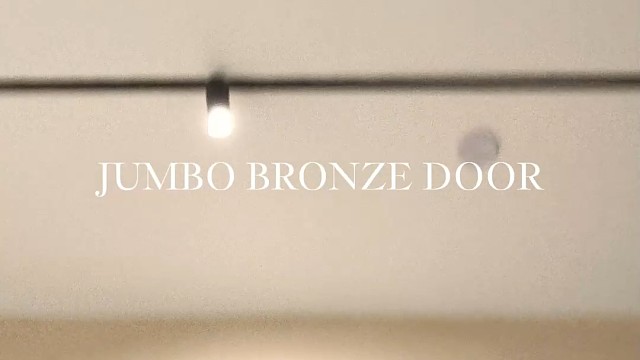 这是你们喜欢的手工锻造铜板吗？#中宝天一铜门 #铜门 #别墅门 #偏轴门