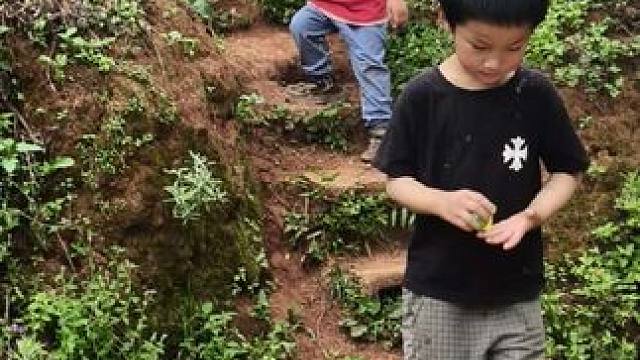 带孩子串门回来了。#这才是无忧无虑童年时光 #