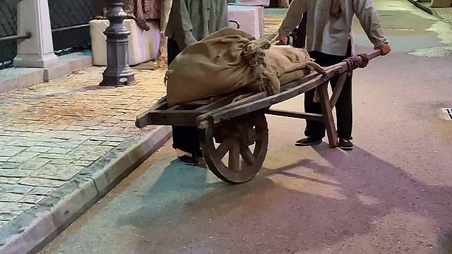 夜戏拍摄现场：民国戏