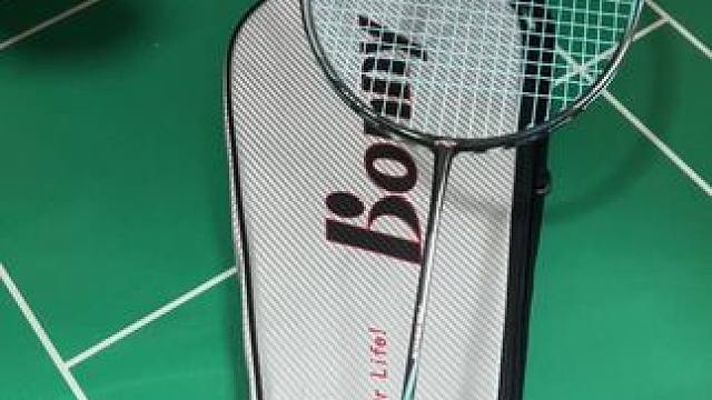 心心念念的波力极星球拍来了 #羽毛球 #打羽毛球 #羽毛球拍 #波力极星