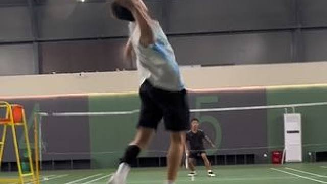 逐渐找回自信#羽毛球#杀球#养生球#庞博硕