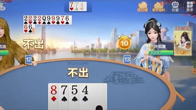 这波配合，地主直接傻眼了