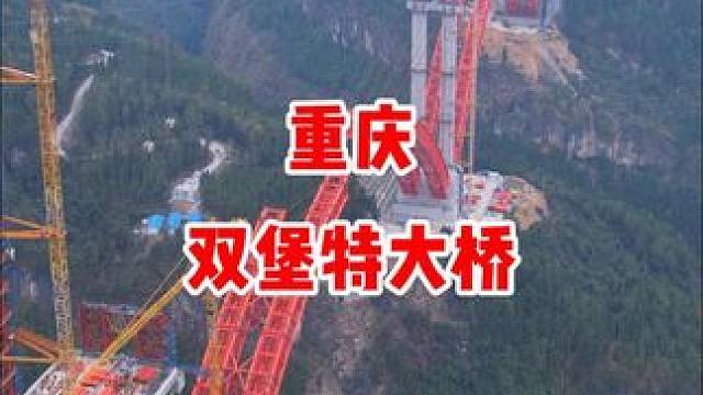 基建狂魔再创奇迹，重庆双堡特大桥，是世界上跨径最大的双联拱桥，世界桥梁看中国，中国桥梁看重庆。#中国