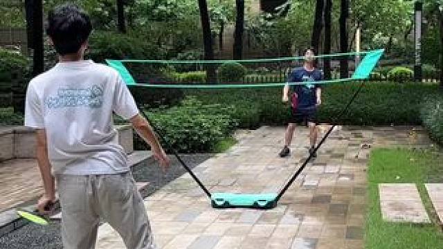 以后实现羽毛球自由了这速装的网架真不错！ #羽毛球 #打羽毛球 #羽毛球网架#便携式羽毛球网架 #羽