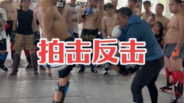 拍击反击练习#泰拳 #自由搏击 #拳击