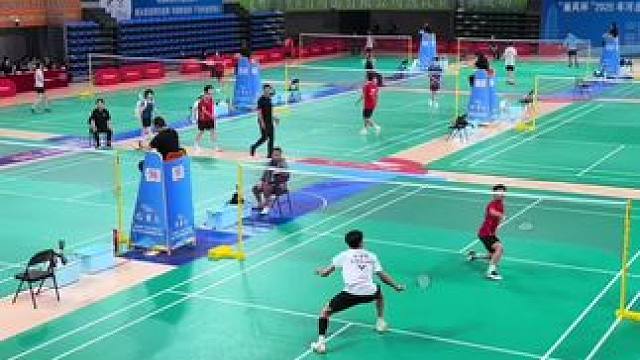 潇洒才是主旋律#羽毛球#杀球#比赛 #潇洒#庞博硕