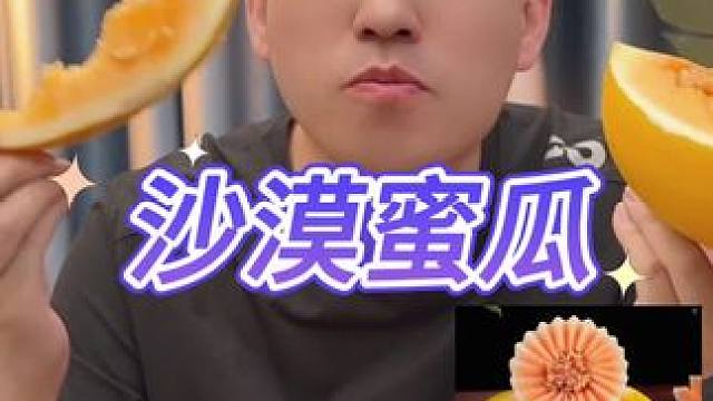 ［沙漠蜜瓜实测］甜到黏手的“黄金糖包子”！民勤蜜瓜到底有多离谱？  #测评#打假#沙漠蜜瓜 #民勤蜜