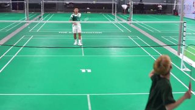 刚刚好#羽毛球 #羽毛球精彩片段 #快乐羽毛球