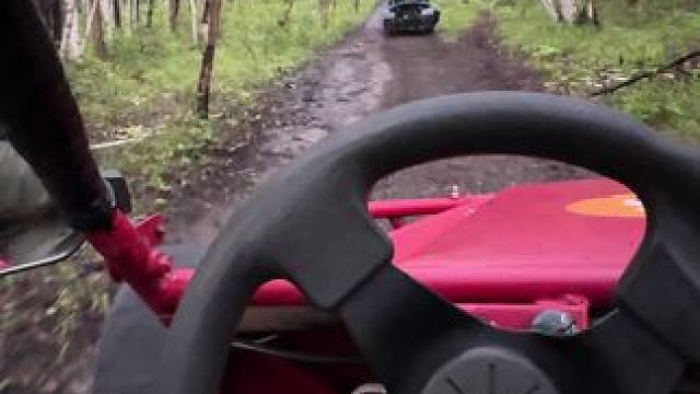 #UTV白桦林穿越#看日落#林道穿越