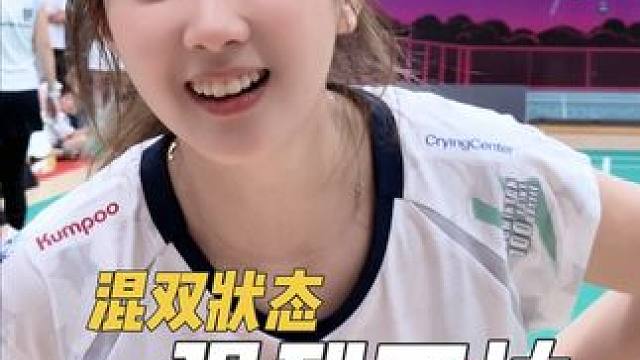 混双！我现在强的可怕！哈哈哈哈哈！ #羽毛球 #苏羽 #苏羽百分大战