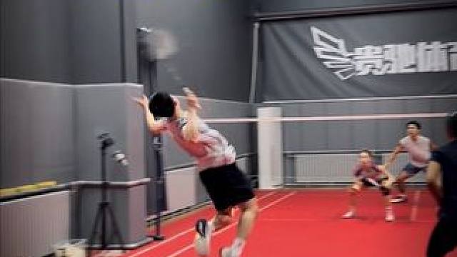 关键分 别紧张#羽毛球 #羽毛球精彩片段 #羽毛球混双