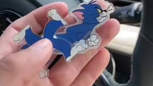 这个好适合当空调出风口摆件啊~ #玩个很新的东西