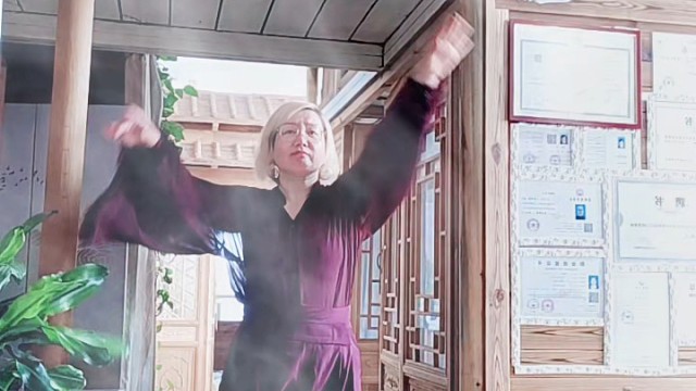 如水舞动：山茶花，微微开！