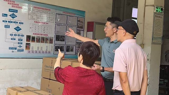 欢迎客户来参观