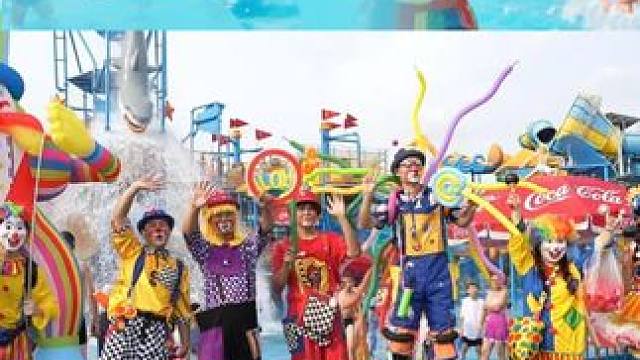 什么？还有人不知道云龙上周有小丑节活动？而且这周也有！ #云龙水上乐园  #尖叫一声狂浪一夏  #亲