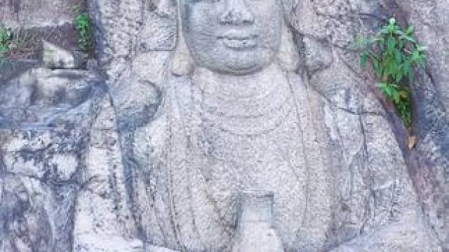 如果不是亲眼目睹，谁也想不到佛山真有一座佛山，无数佛像栩栩如生却湮没在草丛之中。#佛山真有一座佛山 