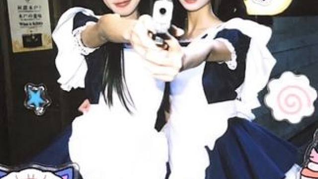 用拍立得框住我们的瞬间 #天使女仆