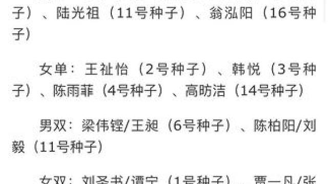 2025年羽毛球世锦赛将于8月25日至31日在巴黎进行，一起期待！#羽毛球世锦赛 #国羽 #羽毛球种
