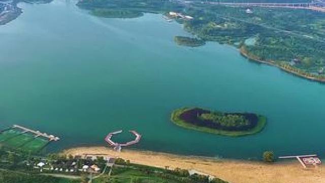 水资源丰富交通发达的中原城市河南郑州#城市风景一角 #标志性建筑 #美丽的城市美丽的风景 #记录城市