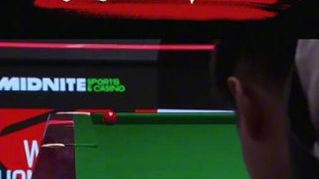 斯诺克逼出大漏！赵心童防守封喉，长台一锤定音！ #斯诺克  #台球  #赵心童  #体育  #202