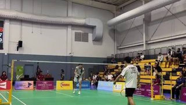 真的是尽力了#羽毛球 #羽毛球精彩片段 #享受羽毛球带来的快乐