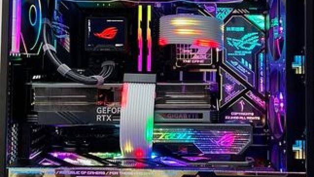 9800X3D➕4080S一万多预算华硕ROG太阳神二代 #diy电脑 上海买电脑，DIY电脑，实体