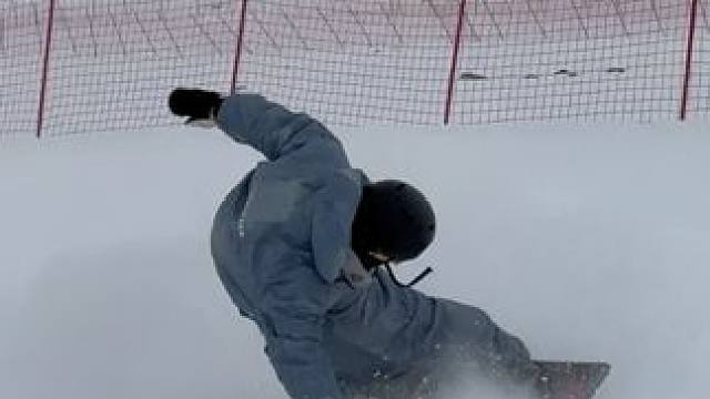 幸福属于知足的人 #滑雪 #单板滑雪 #单板平花