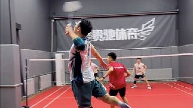 假杀真吊不要太爱#羽毛球 #羽毛球精彩片段 #羽毛球男双