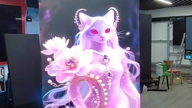 led三折叠海报屏