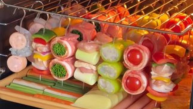 懒人宅家日式烤串的快乐 #好好吃饭大赛 #假期的最后一口快乐 #鲜活美食家