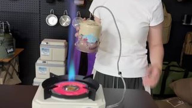 红外线炉加猛火炉二合一，体积小，还能省气，适合新手老手使用，火力高达7000瓦#红外线炉头 #猛火炉