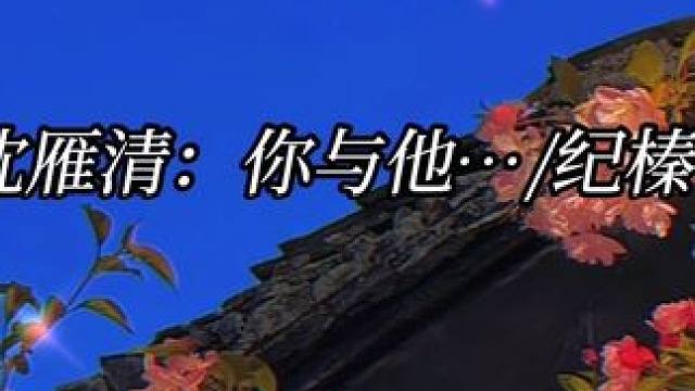 笑死，沈雁清听到纪榛说和蒋蕴玉没发生过啥，终于开心一回 #贺新朝 #配音