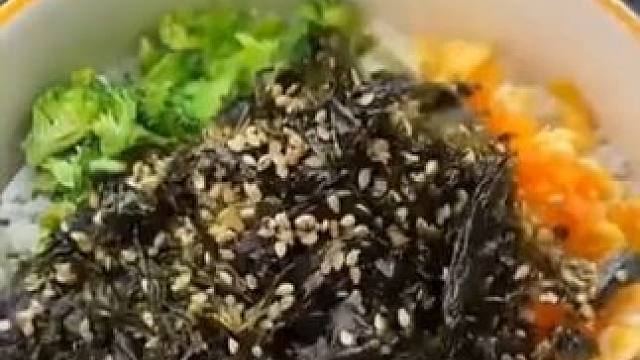 低卡轻食拌饭海苔碎，大人小孩都爱吃，好吃又营养！ #热点 #寿司制作 #海苔碎 #低卡低脂餐 #健康
