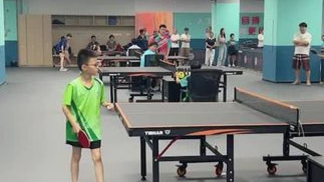 少儿乒乓球 和临沂乒乓队交流一下#乒乓球 #快乐乒乓球 #乒乓球比赛 #乒乓球训练 #45度乒乓球俱