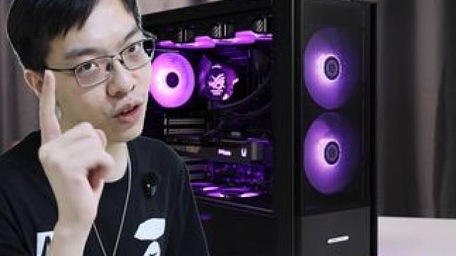 性价比海景房推荐！9600X+5060Ti #青蛙辅助#松能T690 #松能显示器支架