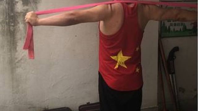 #晨训打卡 #流星锤
#知行合一 #每天学习一点点 
#发扬传武精神