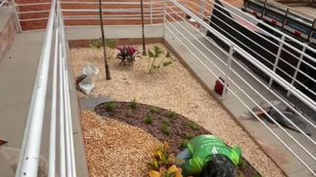 荒废已久的小院改造！#小院改造 #木屋建造 #户外地板