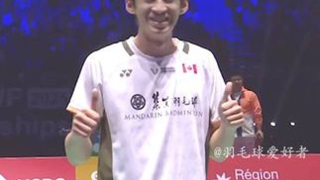 赖浩俊爆冷骆建佑，凭此一战他创造了美洲羽毛球的历史。 #羽毛球