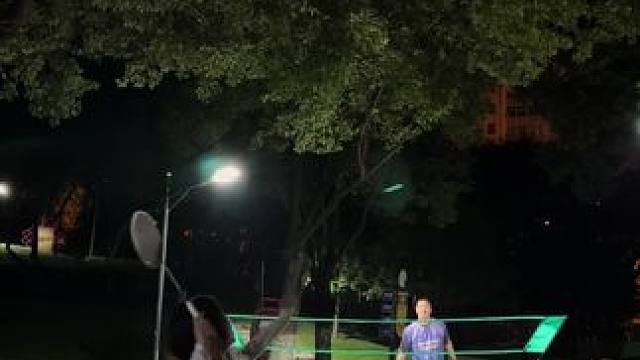 有打的这么好的女朋友 以后混双直接带我起飞！#羽毛球 #女朋友 #情侣