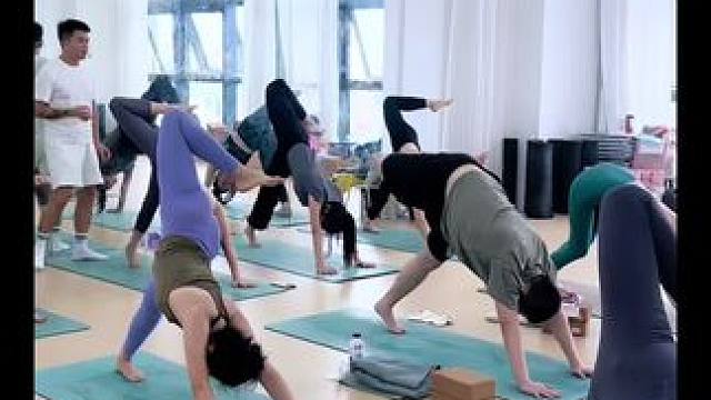 #零基础学瑜伽 在流动中冥想，在呼吸中重生，流瑜伽如丝带般串联体式，每一次Vinyasa都是与自我的