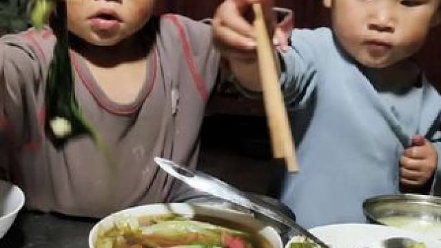 今天炒的菜，孩子们挺喜欢吃的。#农村娃