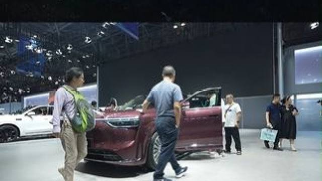 2025智博会问界全系亮相 海量观众参观排队体验#赛力斯 #2025世界智能产业博览会