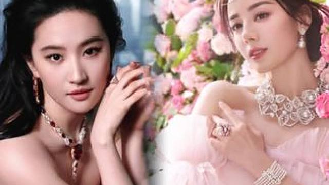 顶级的珠宝就要搭配顶级的美人啊#刘亦菲 #迪丽热巴 #VOGUE #宝格丽 #娱乐评论大赏