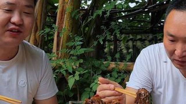 8斤大鹅炖青豆，软烂入味入口即化，吃爽了！ #乡村味道 #下饭菜 #乡村美食