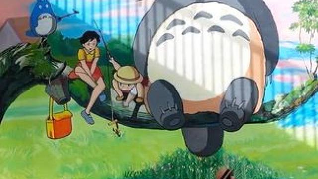 ‼在乐山、让我闯进了宫崎骏的世界～ #华泰空中云墅 #宫崎骏墙绘 #乐山拍照 #乐山打卡 #乐山旅游